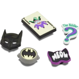Colgantes para zapatos Jibbitz™ de Batman, paquete de 5 Colgantes para zapatos Jibbitz™ de Batman, paquete de 5
