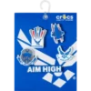 Colgantes para zapatos Jibbitz™ de las Fuerzas Armadas de EE. UU. (Fuerza Aérea), paquete de 5 Colgantes para zapatos Jibbitz™ de las Fuerzas Armadas de EE. UU. (Fuerza Aérea), paquete de 5