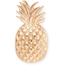 Colgantes para zapatos Jibbitz™ de piña dorada
