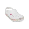Crocband Stretch Necklace Clog «White Multi»
