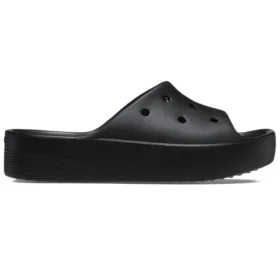 Crocs de plataforma tipo sandalia «Negro»