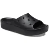 Crocs de plataforma tipo sandalia «Negro»