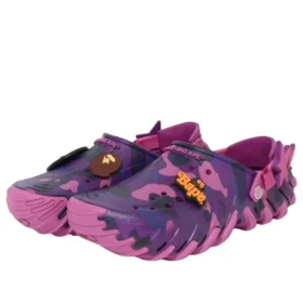 Crocs x BAPE Echo RO Clog «Purple Camo»