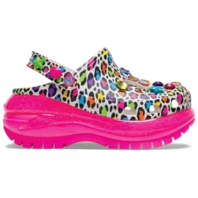 Crocs x Lisa Frank Mega Crush Clogs «Rosa multicolor»