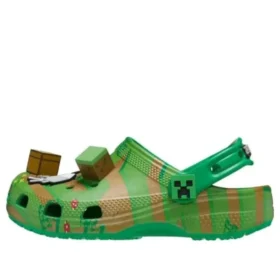 Crocs x Minecraft Zueco ligero con suela elevada «Green»