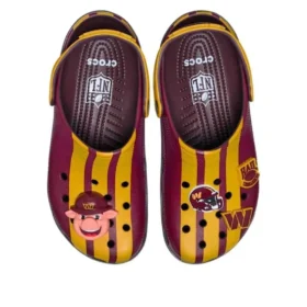 Crocs x NFL Classic Clog Washington Commanders «Burgundy Gold»