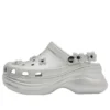 Crocs x SMFK Bae Zueco «Glitter plateado»