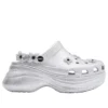 Crocs x SMFK Bae Zueco «Glitter plateado»
