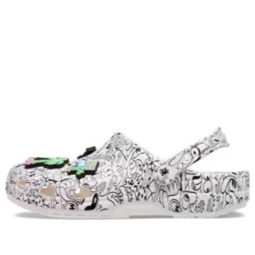 Crocs x Steven Harrington Classic Clogs «Quickstrike – Blanco Negro»