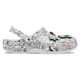 Crocs x Steven Harrington Classic Clogs «Quickstrike – Blanco Negro»