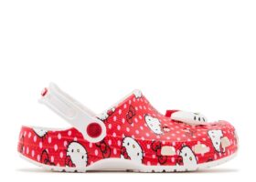 Hello Kitty x Classic Clog para niños «Red Polka Dots»