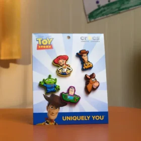 Juego de 5 colgantes para zapatos Jibbitz de Toy Story de Disney Pixar