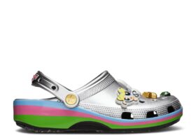 Las Superniñas x Classic Clog «Plata metalizada»