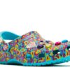 Lisa Frank x Classic Clog Kids «Digital Aqua Multi Hearts» Lisa Frank x Classic Clog Kids «Digital Aqua Multi Hearts»