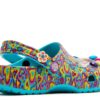 Lisa Frank x Classic Clog Kids «Digital Aqua Multi Hearts» Lisa Frank x Classic Clog Kids «Digital Aqua Multi Hearts»