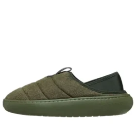 Mocasines clásicos de gamuza vegana «Army Green»