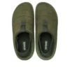 Mocasines clásicos de gamuza vegana «Army Green»