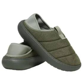 Mocasines clásicos de gamuza vegana «Galactic Grey»