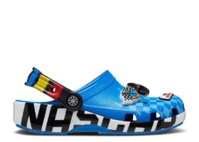 Nascar x Classic Clog para niños «Bright Cobalt»