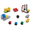 Paquete de 10 colgantes Jibbitz™ de la marca principal de Lego®