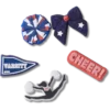 Paquete de 5 colgantes Jibbitz Cheer