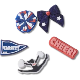 Paquete de 5 colgantes Jibbitz Cheer