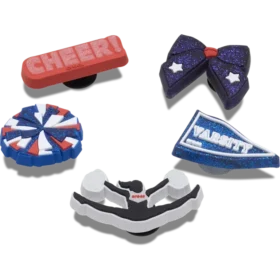 Paquete de 5 colgantes Jibbitz Cheer