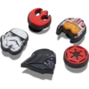Paquete de 5 colgantes Jibbitz con símbolos de Star Wars