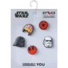 Paquete de 5 colgantes Jibbitz con símbolos de Star Wars