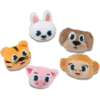 Paquete de 5 colgantes Jibbitz™ de animales peludos