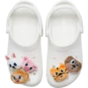Paquete de 5 colgantes Jibbitz™ de animales peludos