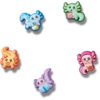 Paquete de 5 colgantes Jibbitz de axolotles diminutos