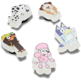 Paquete de 5 colgantes Jibbitz de Bluey