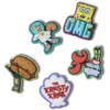 Paquete de 5 colgantes Jibbitz de Bob Esponja