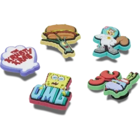 Paquete de 5 colgantes Jibbitz de Bob Esponja