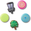 Paquete de 5 colgantes Jibbitz de Disc Golf