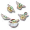 Paquete de 5 colgantes Jibbitz™ de Grogu de Star Wars Paquete de 5 colgantes Jibbitz™ de Grogu de Star Wars
