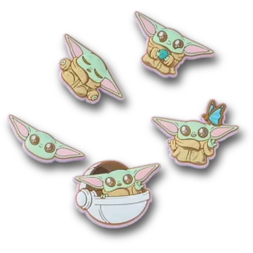 Paquete de 5 colgantes Jibbitz™ de Grogu de Star Wars