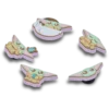 Paquete de 5 colgantes Jibbitz™ de Grogu de Star Wars Paquete de 5 colgantes Jibbitz™ de Grogu de Star Wars