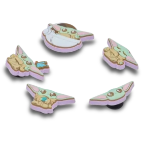 Paquete de 5 colgantes Jibbitz™ de Grogu de Star Wars