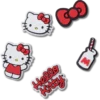 Paquete de 5 colgantes Jibbitz de Hello Kitty
