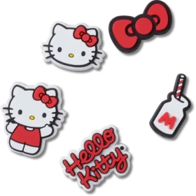 Paquete de 5 colgantes Jibbitz de Hello Kitty