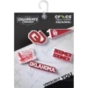 Paquete de 5 colgantes Jibbitz de la Universidad de Oklahoma