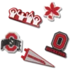 Paquete de 5 colgantes Jibbitz de la Universidad Estatal de Ohio