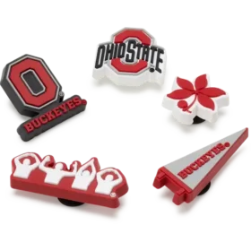 Paquete de 5 colgantes Jibbitz de la Universidad Estatal de Ohio