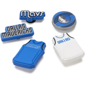 Paquete de 5 colgantes Jibbitz de los Dallas Mavericks de la NBA Paquete de 5 colgantes Jibbitz de los Dallas Mavericks de la NBA