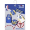 Paquete de 5 colgantes Jibbitz de los Golden State Warriors de la NBA Paquete de 5 colgantes Jibbitz de los Golden State Warriors de la NBA