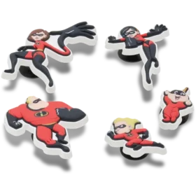 Paquete de 5 colgantes Jibbitz™ de Los Increíbles de Pixar