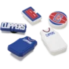 Paquete de 5 colgantes Jibbitz de los Los Angeles Clippers de la NBA Paquete de 5 colgantes Jibbitz de los Los Angeles Clippers de la NBA