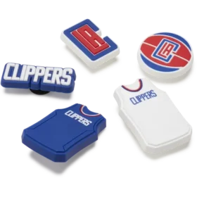 Paquete de 5 colgantes Jibbitz de los Los Angeles Clippers de la NBA Paquete de 5 colgantes Jibbitz de los Los Angeles Clippers de la NBA